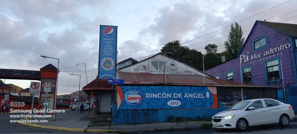 Vista del local Rincón de Angel llegando del Centro de Puerto Montt